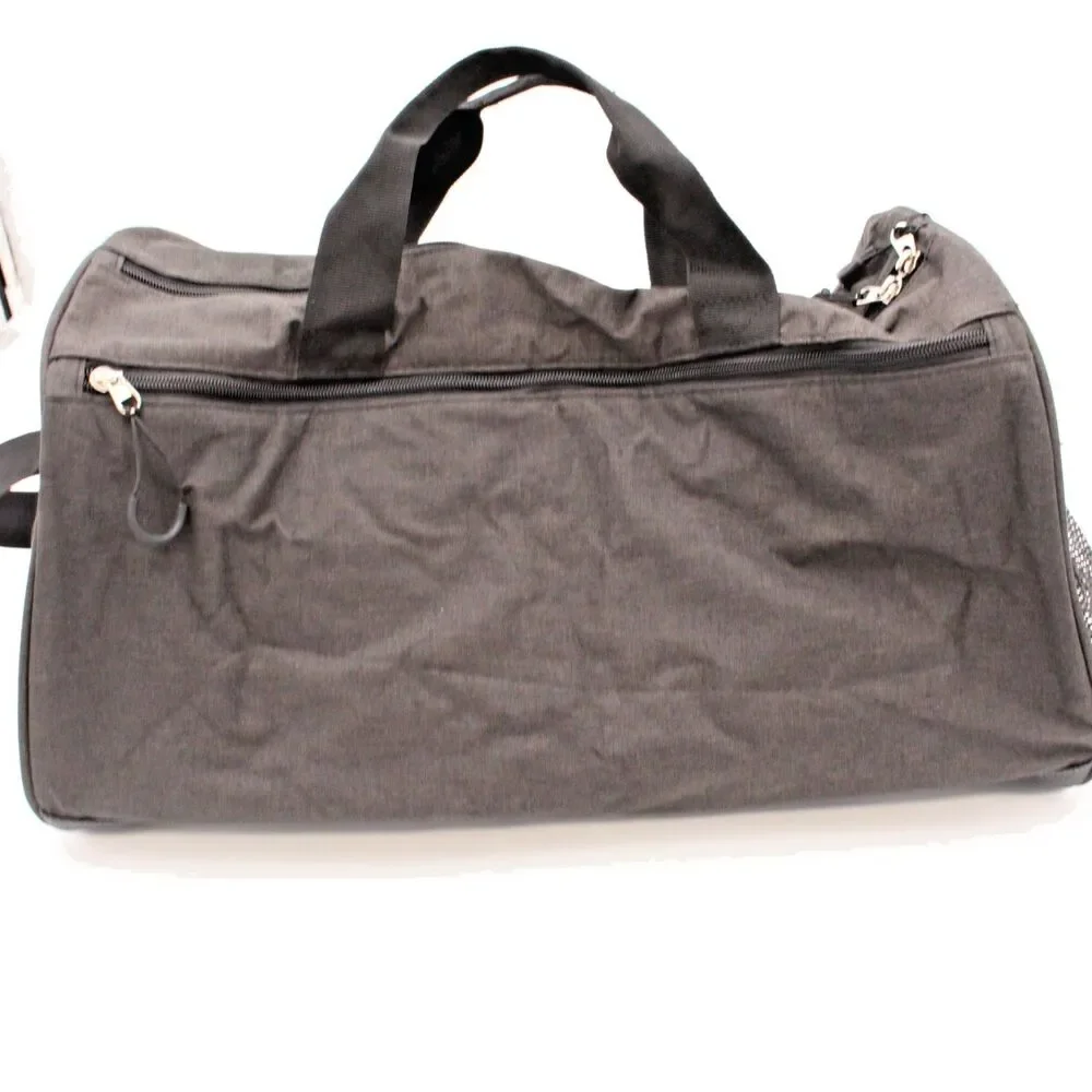 Fitgriff‎ V1 Black Gym Duffel Bag w/ Shoe Compartment Travel Bag New Tags